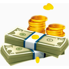 金币钱淘宝素材