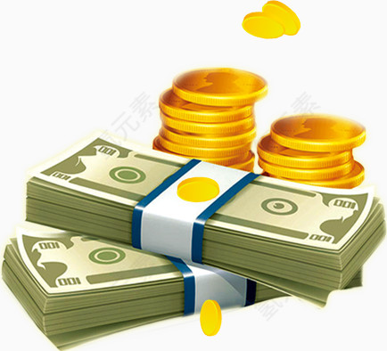 金币钱淘宝素材