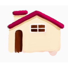 六一儿童节卡通房子