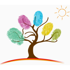 树上长了五个指纹