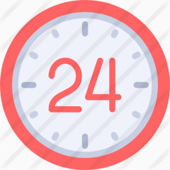 24小时图标