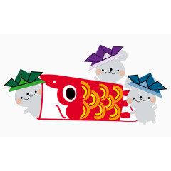 日式小清新卡通动物装饰