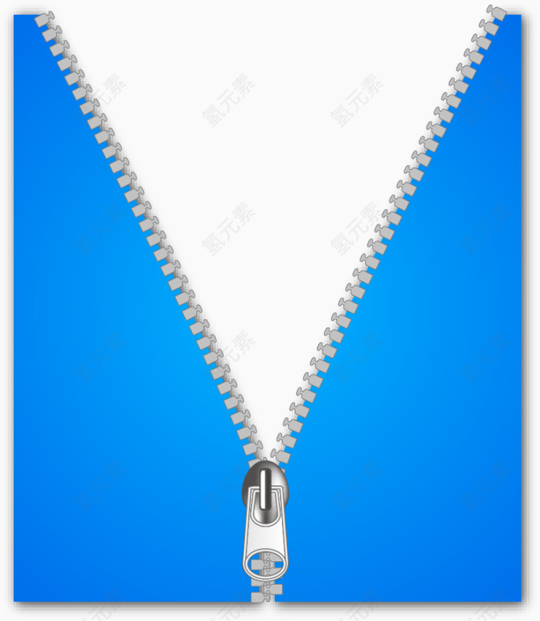 卡通拉链拉锁名片