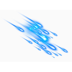 流星划过效果元素