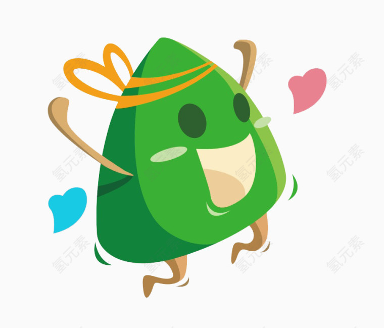 卡通手绘粽子