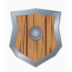 木头盾牌图标