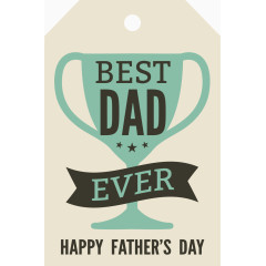 国外父亲节吊牌