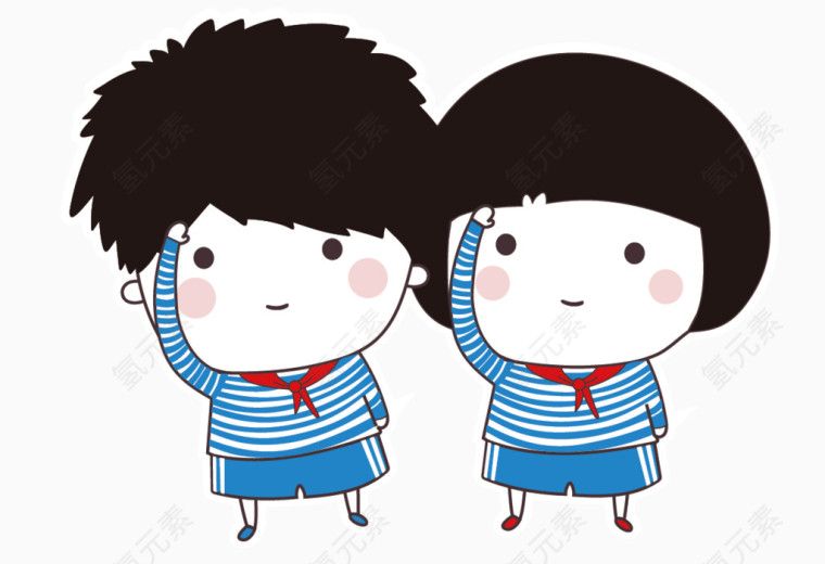 敬礼的学生
