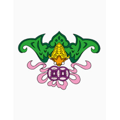 卡通中国吉祥图案元素