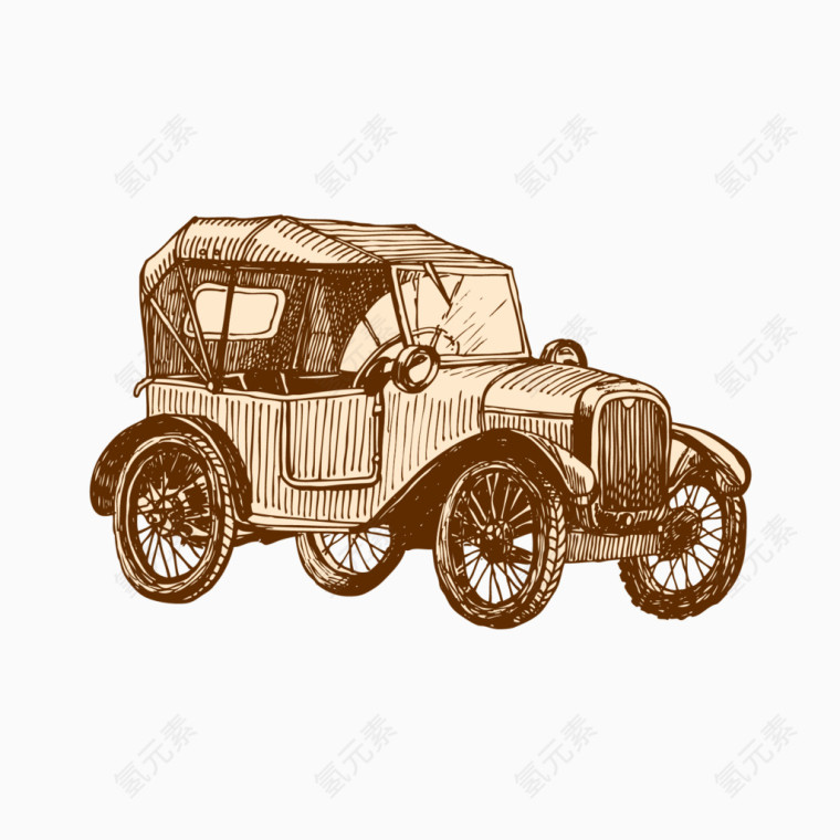 复古老爷车