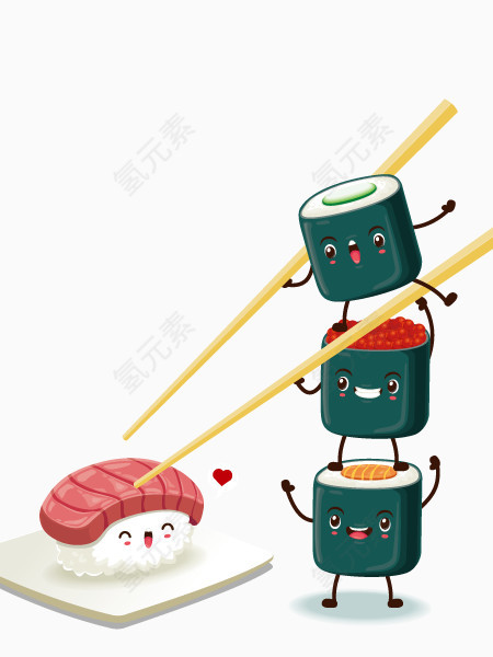 可爱寿司君