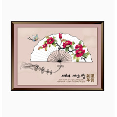 韩式画扇相框