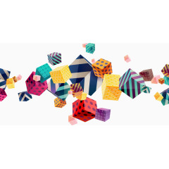 三维立体漂浮素材