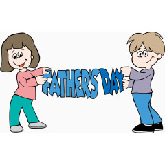 父亲节装饰元素