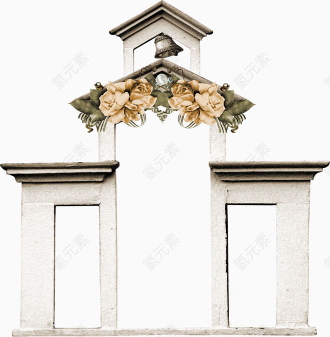 白色的建筑