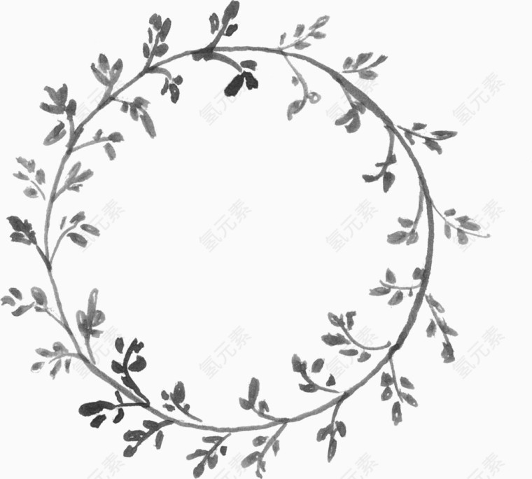 不规则圆形边框