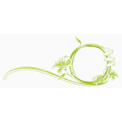 夏日清新植物创意边框