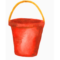 手绘水桶