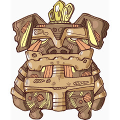 矢量卡通怪物插画