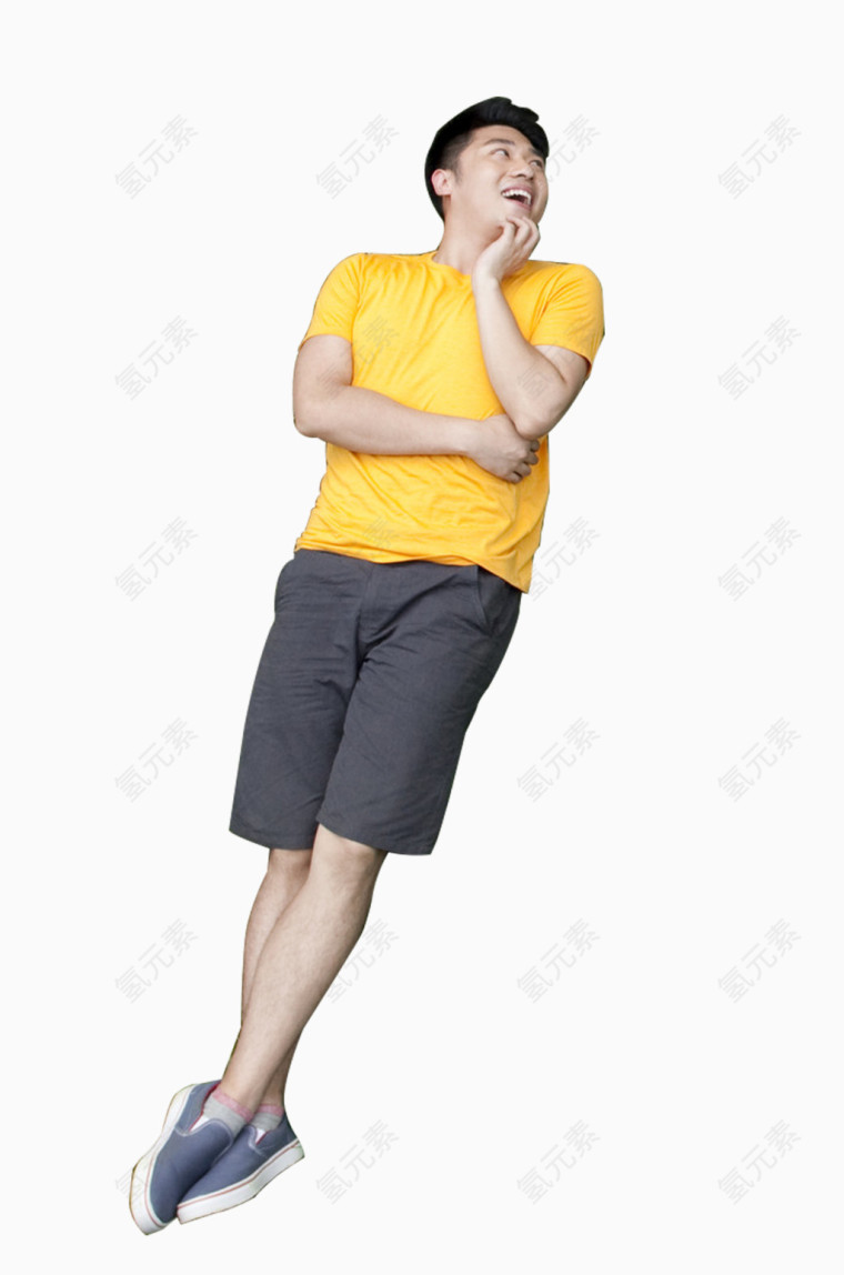 人物 男人 思考 笑