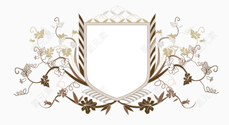 盾牌花纹