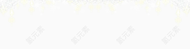 漂浮雪花星星装饰物