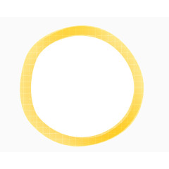 简约黄色文本框