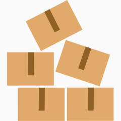 移动包装布朗移动和包装图标