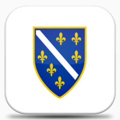 波斯尼亚和波黑一千九百九十二一千九百九十八V7国旗图标