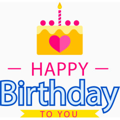  生日快乐字体设计