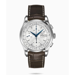 浪琴棕色腕表手表男表