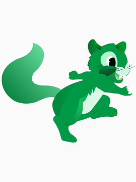 绿色松鼠素材