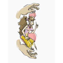 被控制的女人