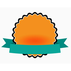 卡通多边形标签