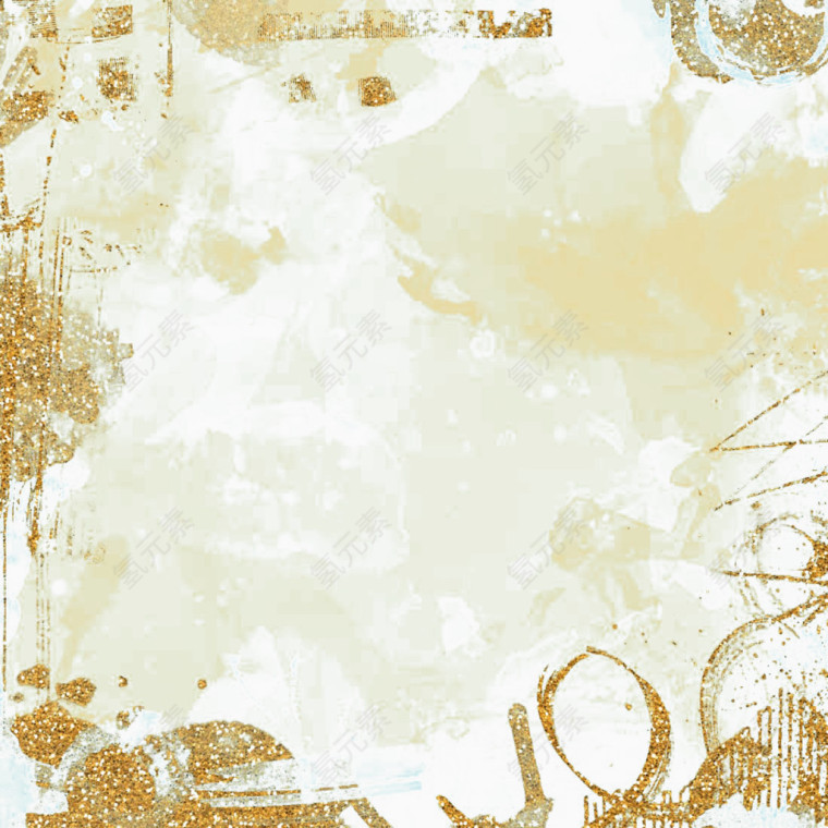 金色粒子斑驳背景