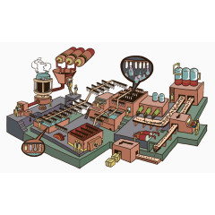 时尚先生杂志插画