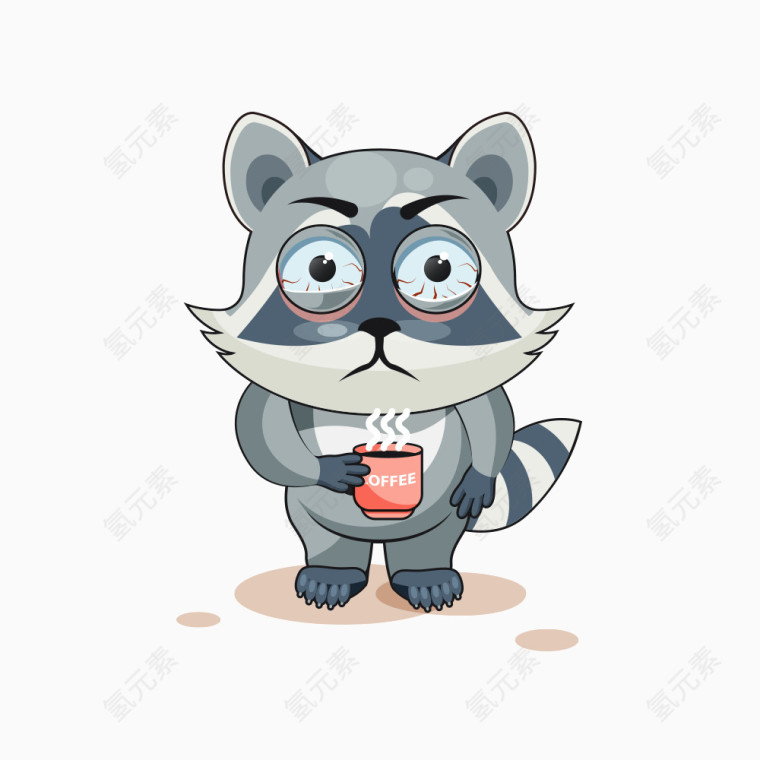 卡通小熊猫表情包