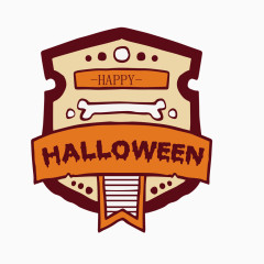 万圣节装饰标签