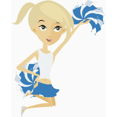 国外青春卡通扁平化人物