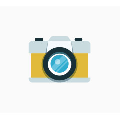 相机卡通电子banner矢量