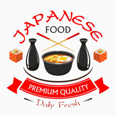 日式美食logo