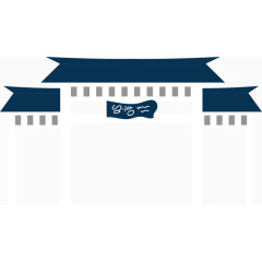 中国风建筑牌坊