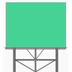 空白户外广告牌