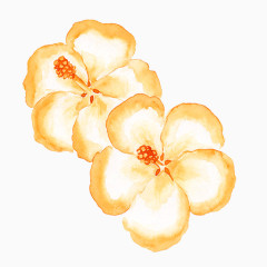 卡通手绘五彩花卉