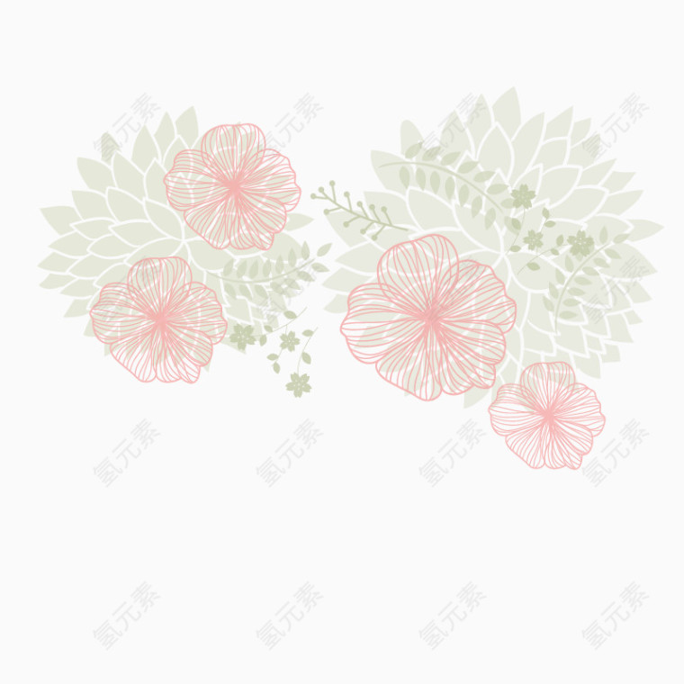 矢量墙壁相框