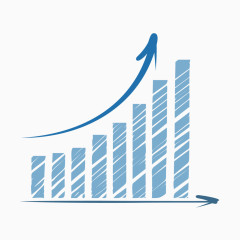 矢量PPT创意设计简单条形数据图表