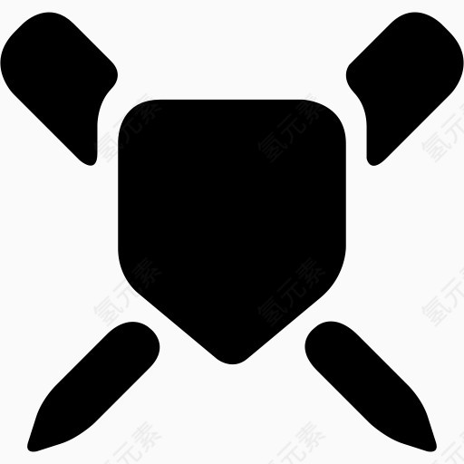 枪军事盾战争武器武器位置固
