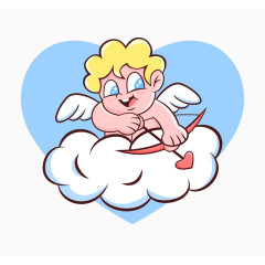 小天使丘比特射箭