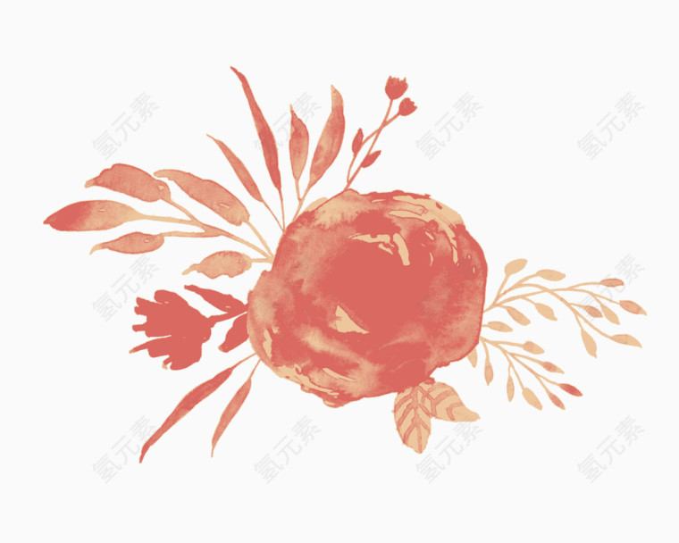 植物水彩画