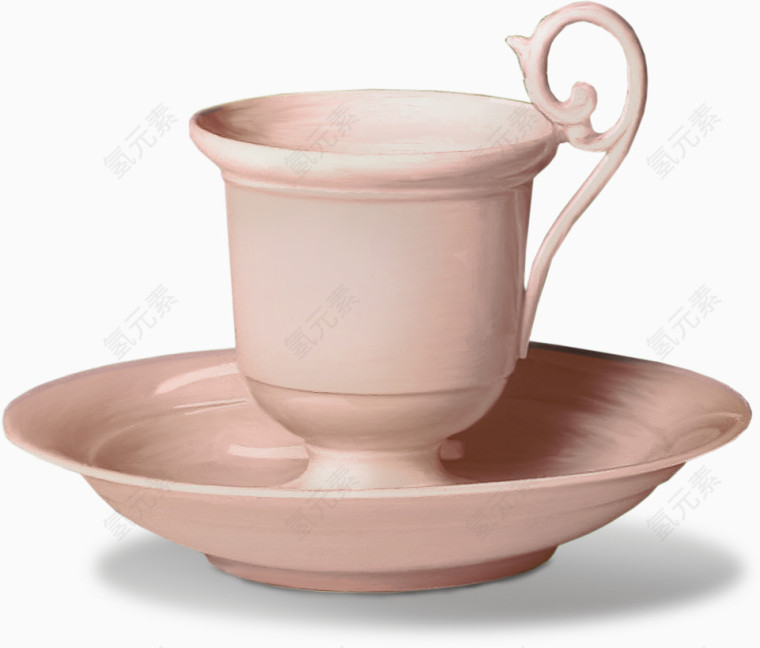 粉色杯子